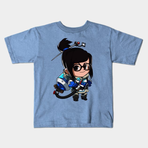 Cute Mei Spray Kids T-Shirt by Rumiho